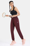 Zelocity Quick Dry Gym Joggers - Windsor Wine — thumbnail 5